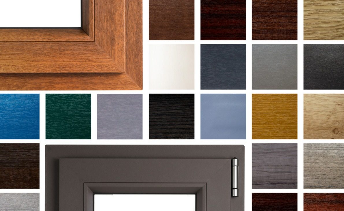 Acabados de ventanas en blanco antracita y madera